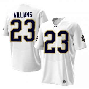 #23 Kyren Williams Irish 2026 Game-Day Style White Men College Football Jersey n5stv316