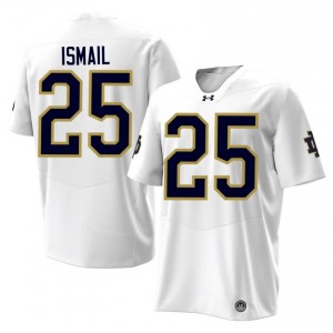 White #25 Raghib Ismail Men Durable Notre Dame University 2026 Football Stitching Jersey 3N0RE444