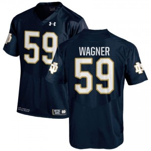 #59 Aamil Wagner Notre Dame Game-Day Style Navy Men Player Football Jersey 0h1P2a91