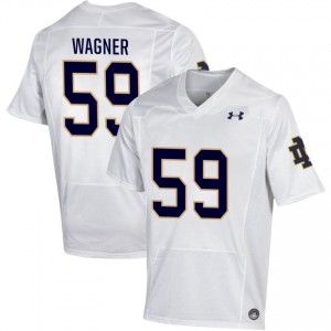 Notre Dame Fighting Irish #59 Aamil Wagner White Men NCAA Football Authentic Design Jersey suSSuT24