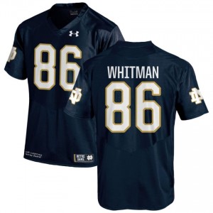 #86 Alex Whitman Notre Dame Game-Day Style Navy Men University Football Jersey S6888461