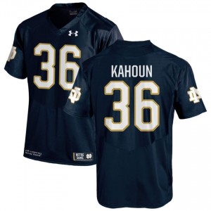 #36 Bodie Kahoun Notre Dame Game-Day Style Navy Men College Football Jersey 5773Ul39