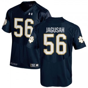 Navy #56 Charles Jagusah Men Durable Irish College Football Stitching Jersey nfnX1497