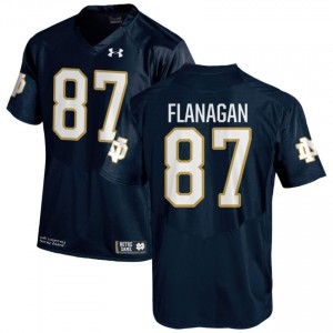 #87 Cooper Flanagan Notre Dame Game-Day Style Navy Men NCAA Football Jersey pI63T561