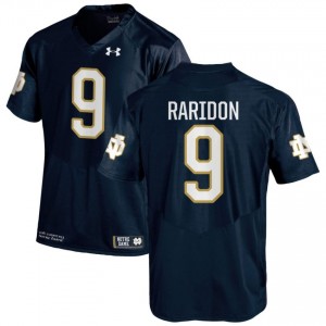 #9 Eli Raridon Notre Dame Game-Day Style Navy Men High School Football Jersey t587xs78