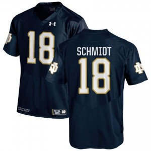 #18 Erik Schmidt Notre Dame Game-Day Style Navy Men NCAA Football Jersey S8lj6w84