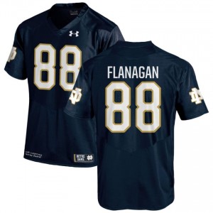 Navy #88 James Flanigan Men Durable Irish University Football Stitching Jersey C203WP18