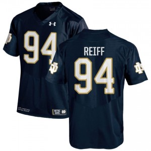 #94 Joe Reiff Notre Dame Game-Day Style Navy Men University Football Jersey 5YM08887