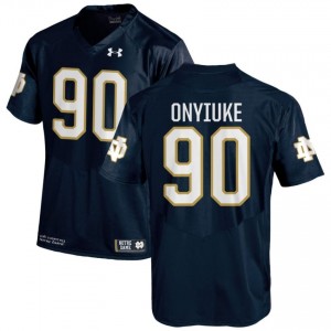 Navy #90 Kobi Onyiuke Men Durable Irish NCAA Football Stitching Jersey 0iiG7N87