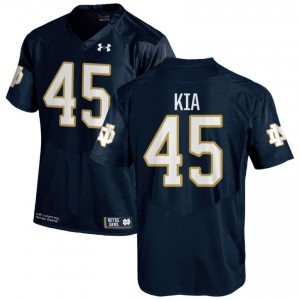 #45 Ko'o Kia Notre Dame Game-Day Style Navy Men NCAA Football Jersey 41x66665