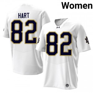 #82 Leon Hart Irish 2026 Game-Day Style White Women College Football Jersey 727aIM82