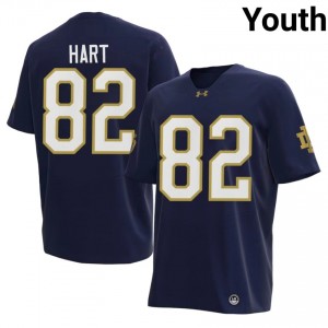 Youth #82 Leon Hart Navy College Notre Dame Fighting Irish Classic Fit Football Jersey 4726h186